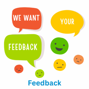 Bild mit bunten Smilies, lachend und traurig schauenend